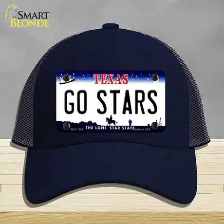 Go Stars Novelty License Plate Hat Tag Mesh / Navy