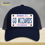 Go Wizards Novelty License Plate Hat Tag Mesh / Navy