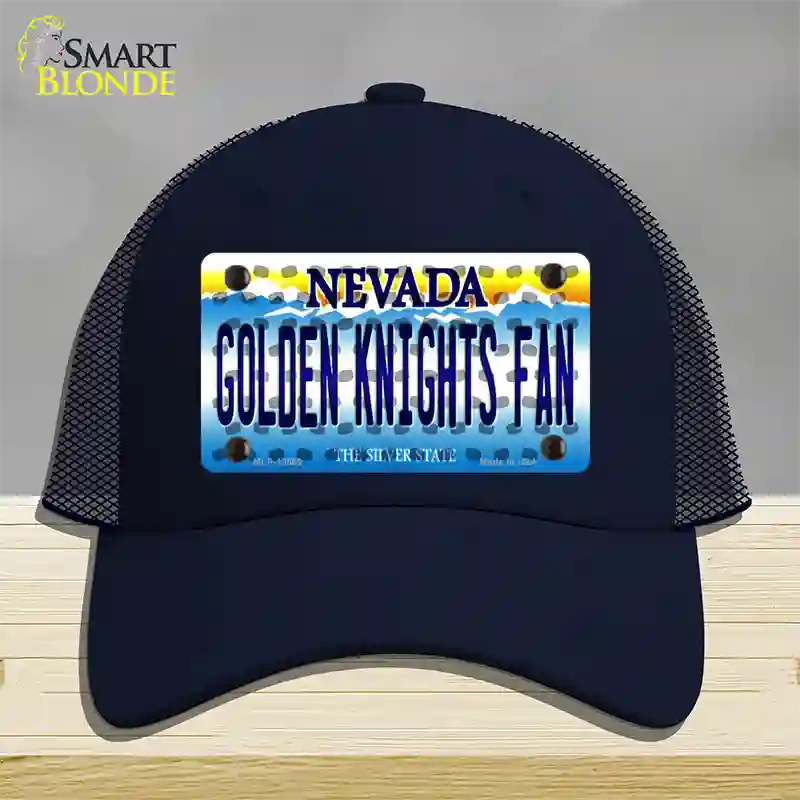 Golden Knights Fan Novelty License Plate Hat Tag Mesh / Navy