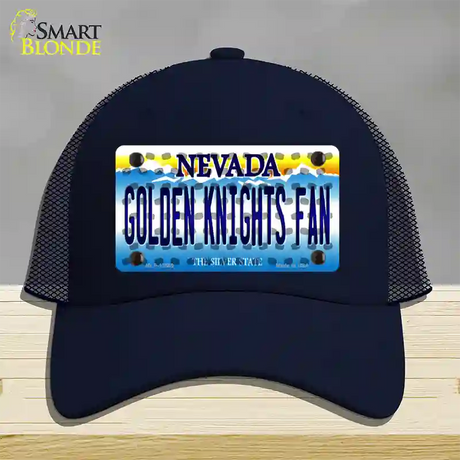 Golden Knights Fan Novelty License Plate Hat Tag Mesh / Navy