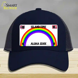 Hawaii Blank Novelty License Plate Hat Tag Mesh / Navy