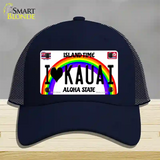 I Heart Kauai Novelty License Plate Hat Tag Mesh / Navy