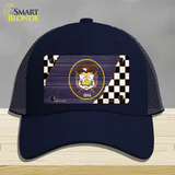 Utah Racing Flag Novelty License Plate Hat Tag Mesh / Navy