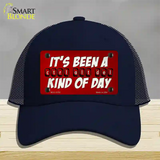 Ctrl Alt Del Day Novelty License Plate Hat Tag Mesh / Navy