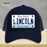 Lincoln Rhode Island Novelty License Plate Hat Novelty License Plate Hat Mesh / Navy