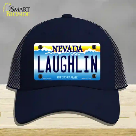 Laughlin Nevada Novelty License Plate Hat Tag Mesh / Navy