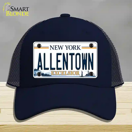 Allentown Excelsior New York Novelty License Plate Hat Tag Mesh / Navy