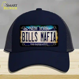 Bills Mafia Novelty License Plate Hat Tag Mesh / Navy