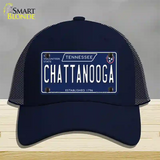 Chattanooga Tennessee Blue Novelty License Plate Hat Tag Mesh / Navy