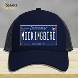 Mockingbird Tennessee Blue Novelty License Plate Hat Tag Mesh / Navy