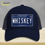 Whiskey Tennessee Blue Novelty License Plate Hat Tag Mesh / Navy