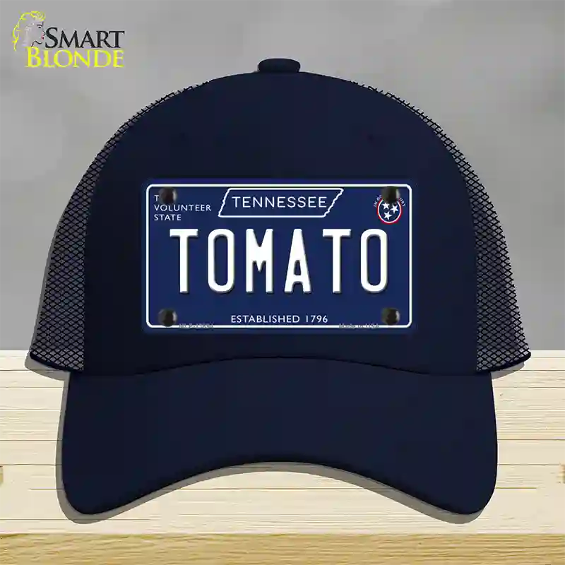 Tomato Tennessee Blue Novelty License Plate Hat Tag Mesh / Navy