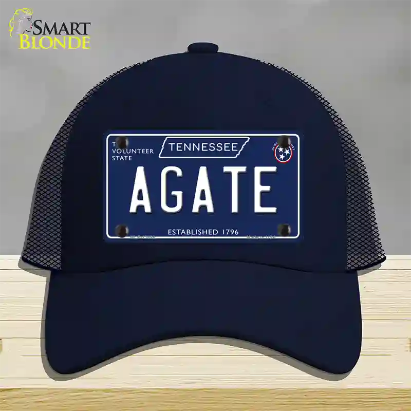 Agate Tennessee Blue Novelty License Plate Hat Tag Mesh / Navy