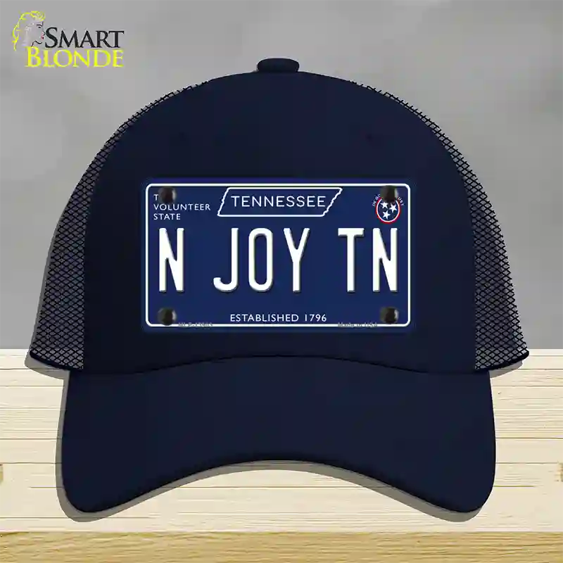 N Joy TN Tennessee Blue Novelty License Plate Hat Tag Mesh / Navy