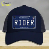 Rider Tennessee Blue Novelty License Plate Hat Tag Mesh / Navy