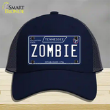 Zombie Tennessee Blue Novelty License Plate Hat Tag Mesh / Navy