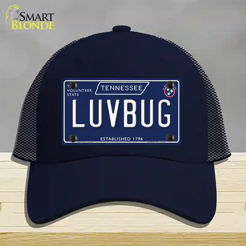 Luv Bug Tennessee Blue Novelty License Plate Hat Tag Mesh / Navy