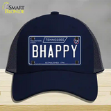 B Happy Tennessee Blue Novelty License Plate Hat Tag Mesh / Navy