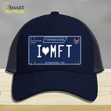 I Heart MFT Tennessee Blue Novelty License Plate Hat Tag Mesh / Navy