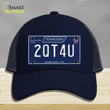 2QT4U Tennessee Blue Novelty License Plate Hat Tag Mesh / Navy