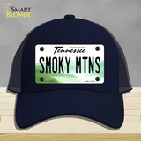 Smoky Mtns Tennessee Novelty License Plate Hat Tag Mesh / Navy