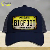 Bigfoot New Jersey Novelty License Plate Hat Tag Mesh / Navy