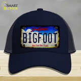 Bigfoot South Dakota Novelty License Plate Hat Tag Mesh / Navy