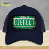 Bigfoot Vermont Novelty License Plate Hat Tag Mesh / Navy