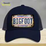 Bigfoot Washington DC Novelty License Plate Hat Tag Mesh / Navy