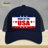 Made in the USA Novelty License Plate Hat Mesh / Navy