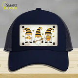 Gnomes Honeybees Novelty License Plate Hat Mesh / Navy