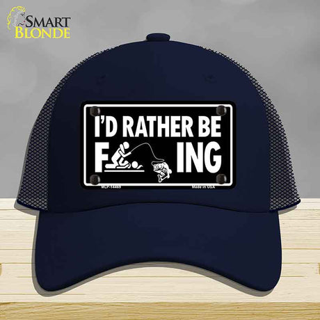 Id Rather Be F---ing Novelty License Plate Hat HAT-MLP-14469