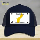 Guam State Novelty License Plate Hat Mesh / Navy