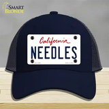 Needles California Novelty License Plate Hat Mesh / Navy