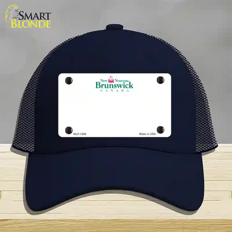 New Brunswick Novelty License Plate Hat Mesh / Navy