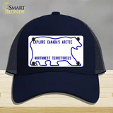 Northwest Territories Novelty License Plate Hat Mesh / Navy