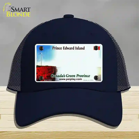 Prince Edward Island Novelty License Plate Hat Mesh / Navy