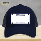 Quebec Novelty License Plate Hat Mesh / Navy