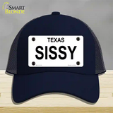 SISSY Novelty License Plate Hat Mesh / Navy