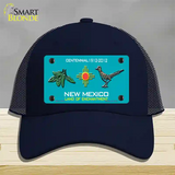 Green Chili & Road Runner New Mexico Novelty License Plate Hat Mesh / Navy