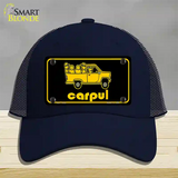 Carpul Novelty License Plate Hat Mesh / Navy