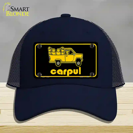 Carpul Novelty License Plate Hat Mesh / Navy