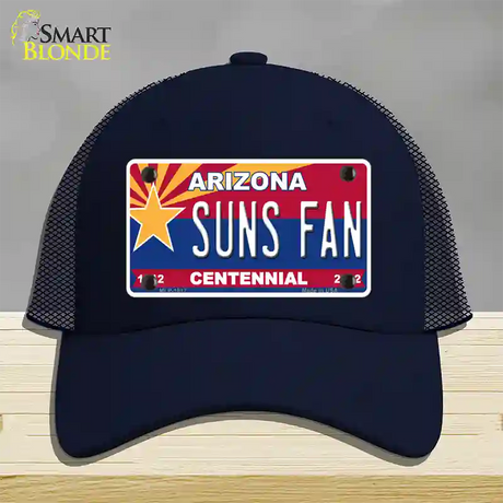 Arizona Centennial Suns Fan Novelty License Plate Hat Mesh / Navy