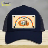 Navajo Flag Novelty License Plate Hat Mesh / Navy