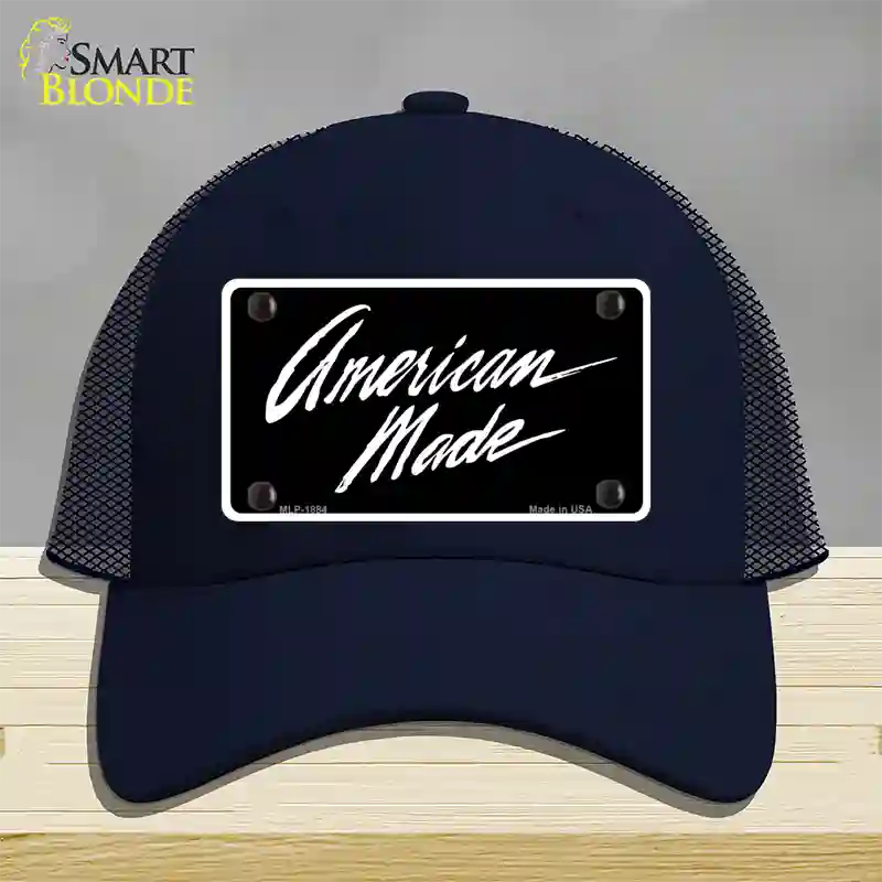 American Made Novelty License Plate Hat Mesh / Navy