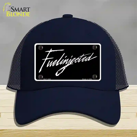 Fuelinjected Novelty License Plate Hat Mesh / Navy