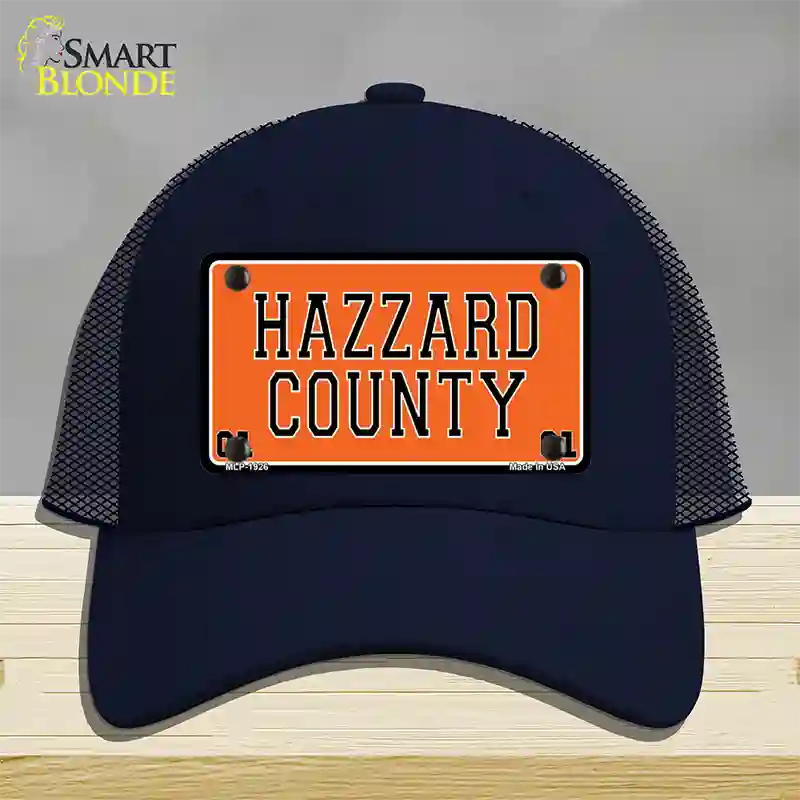 Hazard County Novelty License Plate Hat Mesh / Navy