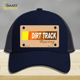 Dirt Track Racing Novelty License Plate Hat Mesh / Navy