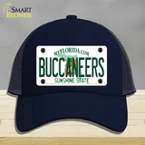 Buccaneers Florida State Novelty License Plate Hat Mesh / Navy