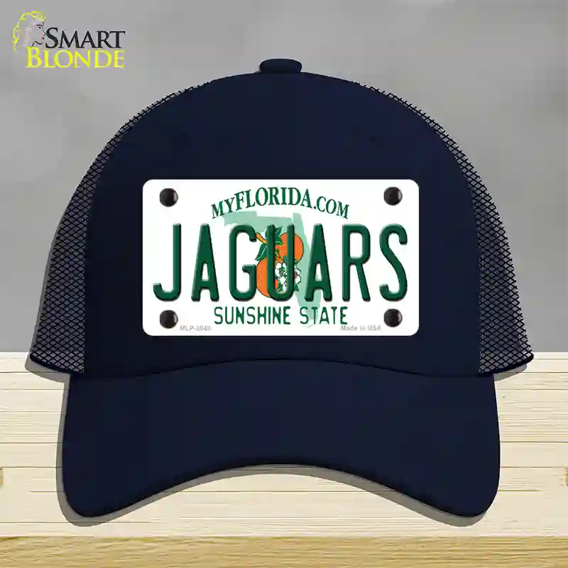 Jaguars Florida State Novelty License Plate Hat Mesh / Navy